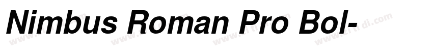Nimbus Roman Pro Bol字体转换 Nimbus Roman Pro Bol字体转换